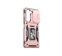 Coque pour Samsung Galaxy Z Fold 5 Antichoc Cache Caméra Bague Support Rose Gold