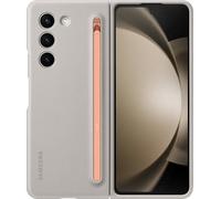 Coque pour Samsung Galaxy Z Fold 5 Silicone avec S Pen Fonction Stand Crème Samsung