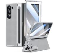 Coque Pour Samsung Galaxy Z Fold 6 Avec Porte-S Pen (No S Pen), Support Et Film De Protection D'Écran, Protection Rigide En P[F888]
