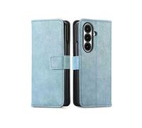 Coque pour Samsung Galaxy Z Fold 7 Similicuir Bleu clair
