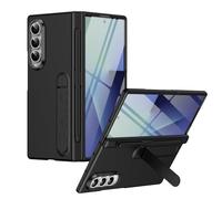 Coque pour Samsung Galaxy Z Fold3 avec Stylus, [Porte Stylet][Protection Écran Anti-Spy][Béquille], Anti-Rayures Ultra-Fine Rigide Étui pour Galaxy Z Fold3