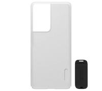 Coque pour Samsung S21 Ultra Support Vidéo Super Frosted Shield Nillkin Blanc