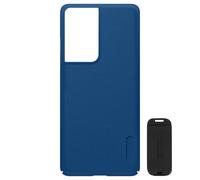 Coque pour Samsung S21 Ultra Support Vidéo Super Frosted Shield Nillkin Bleu
