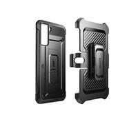 SUPCASE Coque pour Samsung Galaxy S23 avec Support Béquille Repliable [Cadre Avant Intégré & Clip Ceinture] [Protection Robuste Qualité Militaire] Antichoc Intégrale pour Samsung S23 5G, Noir