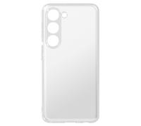 Coque pour Samsung S23 Silicone avec Protection Caméra Transparent