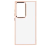 Avizar Coque pour Samsung S24 Ultra Dos Rigide Contour Souple Design Fumé