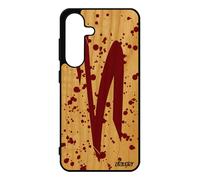 Coque Pour Samsung S25 En Bois Silicone Signe Du Zodiaque Belier Univers Homme Telephone Noir Astrologique Antichoc Made In France Pour Galaxy