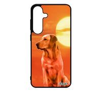 Coque pour Samsung S25+ Plus silicone chien portable caoutchouc smartphone chiot animaux labrador orange golden retriever animal pour galaxy