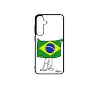 Coque pour Samsung S25+ Plus silicone drapeau bresil bresilien jo Copa america case SM-S936B/DS coupe du monde 4G football de pour galaxy