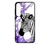Coque Pour Samsung S25+ Plus Silicone Zebre Azteque Afrique Sm-S936e Tanzanie Dessin Etui Ethnique Tribal Graphique Peinture Art Pour Galaxy