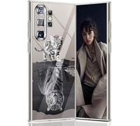 Coque pour Samsung S25 Ultra 5G Chat Silicone Paillette Antichoc Housse Anti-Rayures Protection Bumper Case Ultra Fine Souple Anti-Choc Étui pour Samsung Galaxy S25 Ultra 5G Coque Mince (tigre)