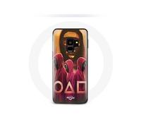 Coque pour Samsung S9 plus Squid Game Masques Triangle carré et Cercle dessin