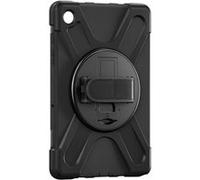 4smarts Coque pour Samsung Tab A9 Plus Bi-matière Antichoc Poignée Béquille Noir