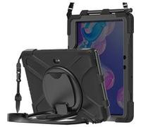 Coque pour Samsung Tab Active 5 Pro et 4 Pro Poignée et Bandoulière Avizar Noir Noir G