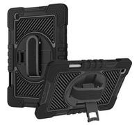 Coque Pour Samsung Tab S6 Lite Antichoc Poignée + Béquille Bandoulière Noir