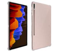 Avizar, Housse flexible en silicone pour Galaxy Tab S7 Plus 12.4, antichoc, transparente