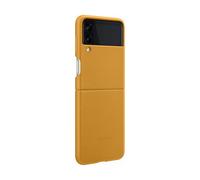 Coque pour Samsung Z Flip 3 en Cuir Compatible, Charge Sans Fil