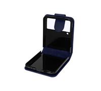 Coque pour Samsung Z Flip 4 Clapet avec Languette Magnétique Bleu Nuit