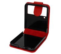 Coque pour Samsung Z Flip 4 Clapet avec Languette Magnétique Rouge