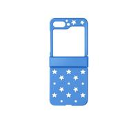 Coque pour Samsung Z Flip 5 Rigide Motif Etoile Collection Star Case Bleu