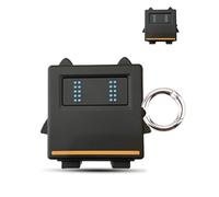 Coque pour Shokz OpenFit 2+/Shokz OpenFit 2+ T921 écouteurs sans Fil,daunke étui de Protection Souple en Silicone，étui Robot en Forme Doux pour la Peau avec Boucle Ronde, Protection complète, Noir