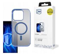 Coque pour smartphone - 3MK - iPhone 14 Pro - Frosty MagCase - Bleu marine - Plastique