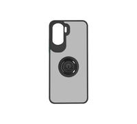 Coque pour smartphone - AVIZAR - Honor 90 Lite - Bague Métallique - Support Vidéo - Noir
