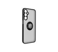 Coque pour smartphone - AVIZAR - Ringrip - Bague Métallique - Noir - Semi-rigide - Compatible Support Magnétique