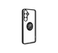 Coque pour smartphone - AVIZAR - Ringrip - Bague Métallique - Support Vidéo - Noir