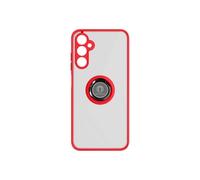 Coque pour smartphone - AVIZAR - Samsung Galaxy A05s - Rouge - Bague Métallique - Support Vidéo