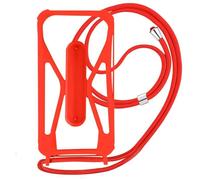Coque pour smartphone - AVIZAR - Universel - Rouge - Antichocs - Béquille intégrée