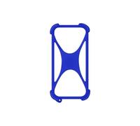 Coque pour Smartphone jusqu'à 6.7 pouces Universelle Silicone Extensible Bleu