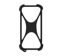 Coque pour Smartphone jusqu'à 6.7 pouces Universelle Silicone Gel Extensible Noir