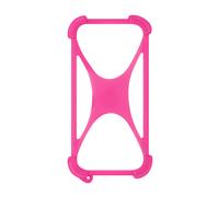 Coque pour Smartphone jusqu'à 6.7 pouces Universelle Silicone Gel Extensible Rose