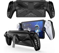 Coque pour Sony Playstation Portal/PS Portal - AQSACOKIYA - Cover Stand Matte Etui Souple Flexible en Premium TPU - Noir