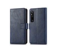 Coque pour Sony Xperia 1 V Similicuir Bleu foncé