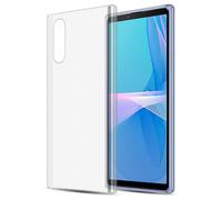 Coque pour Sony Xperia 10 III en ENTIÈREMENT TRANSPARENT Housse de protection Étui en silicone TPU flexible