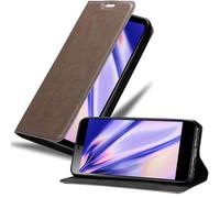 cadorabo Coque pour Sony Xperia L3 en Marron CAFÉ - Housse Protection avec Fermoire Magnétique, Stand Horizontal et Fente Carte - Portefeuille Etui Poche Folio Case Cover
