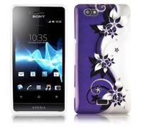 Cadorabo DE-102068 coque pour téléphone Lilas pour Sony Xperia M