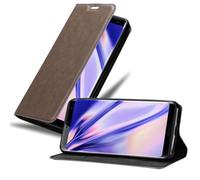 cadorabo Coque pour Sony Xperia XZ3 en Marron CAFÉ - Housse Protection avec Fermoire Magnétique, Stand Horizontal et Fente Carte - Portefeuille Etui Poche Folio Case Cover