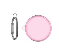 Coque pour Soundcore Sleep A20 légère et portable, conçue pour une protection maximale et une facilité d'utilisation (rose transparent)