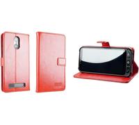 Coque Pour Spc Zeus 4g / Zeus 4g Pro Rabat Housse Étui De Protection Antichoc Pour Smartphone (Coque De Coloris Rouge)[Shj41903705]