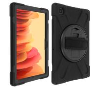 Coque Samsung Galaxy Tab A7 10.4 2020 Antichoc Hybrid Poignée Et Béquille Noir