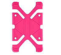 Avizar Coque pour tablette universelle 7,9 à 9 pouces Bumper silicone gel Rose