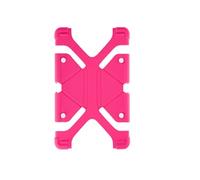 Avizar Coque pour tablette universelle 7,9 à 9 pouces Bumper silicone gel Rose