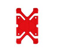 Avizar Coque tablette universelle Bumper silicone gel 7,9 à 9 pouces Support Rouge