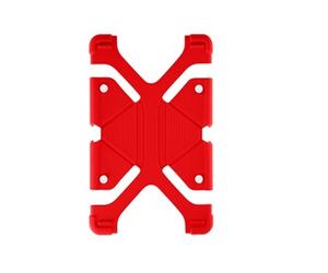 Coque pour tablette 7.9 à 9 pouces Universel Bumper Silicone Gel Mode Support Rouge