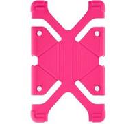 Etui universel avec bumper rose pour tablettes de 7.9'' à 9'' - fonction stand