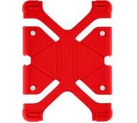 Coque pour tablette 8.9 à 12 pouces Universel Silicone Gel Bumper Fonction support Avizar rouge Rouge, Rouge G
