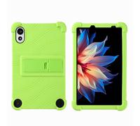 Coque pour tablette Blackview Zeno 1 8" - Adaptée aux enfants - Housse de protection antichoc en silicone souple anti-chocs avec support réglable en PC (vert)